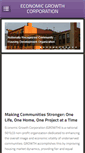 Mobile Screenshot of economicgrowthcorporation.com